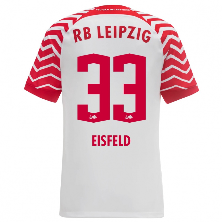 Enfant Football Maillot Tom Eisfeld #33 Blanc Tenues Domicile 2023/24 Canada