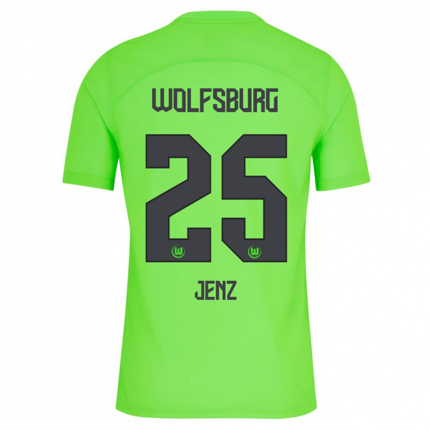 Kids Football Moritz Jenz #25 Green Home Jersey 2023/24 T-Shirt Canada