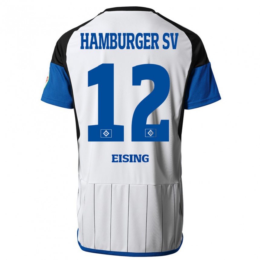 Enfant Football Maillot Luis Eising #12 Blanc Tenues Domicile 2023/24 Canada