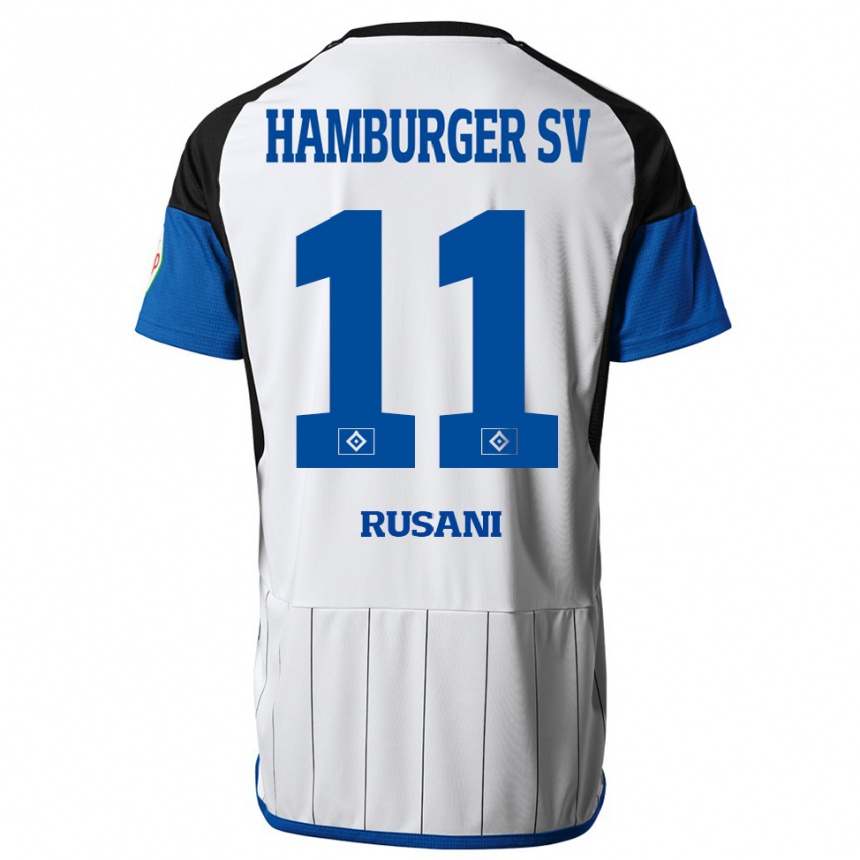 Enfant Football Maillot Yasin Rusani #11 Blanc Tenues Domicile 2023/24 Canada