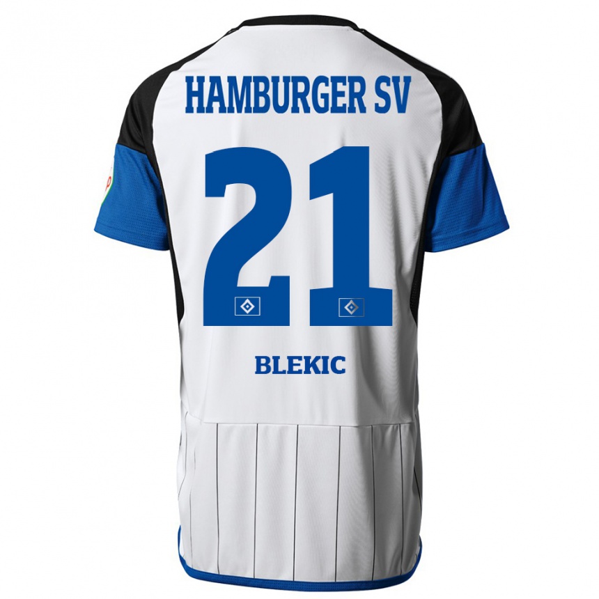 Enfant Football Maillot Romeo Blekic #21 Blanc Tenues Domicile 2023/24 Canada