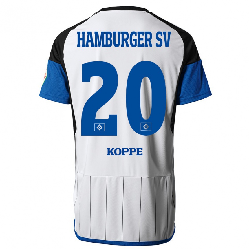 Enfant Football Maillot Katharina Köppe #20 Blanc Tenues Domicile 2023/24 Canada