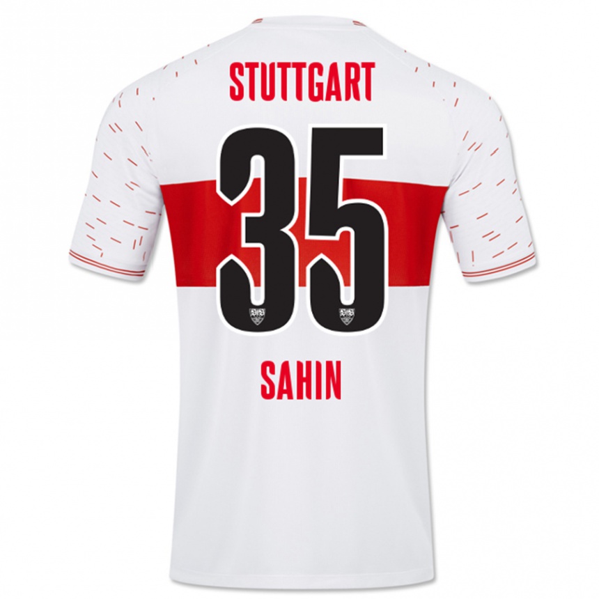 Kids Football Mehmet Sahin #35 White Home Jersey 2023/24 T-Shirt Canada