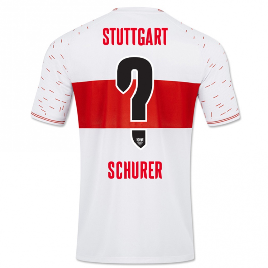 Enfant Football Maillot Leon Schürer #0 Blanc Tenues Domicile 2023/24 Canada