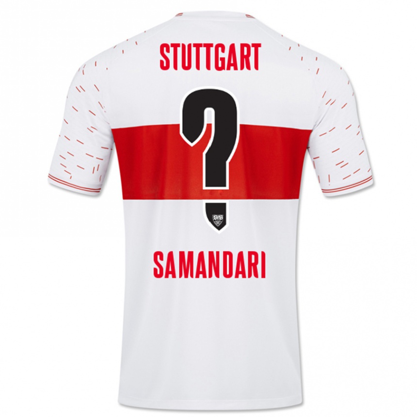 Kids Football Sohrab Samandari #0 White Home Jersey 2023/24 T-Shirt Canada