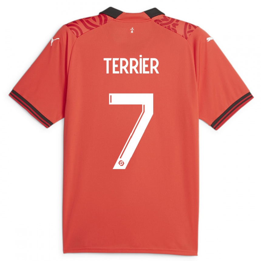 Enfant Football Maillot Martin Terrier #7 Rouge Tenues Domicile 2023/24 Canada