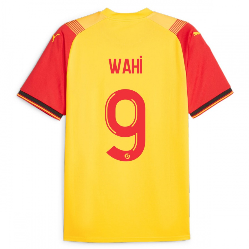 Kids Football Elye Wahi #9 Yellow Home Jersey 2023/24 T-Shirt Canada