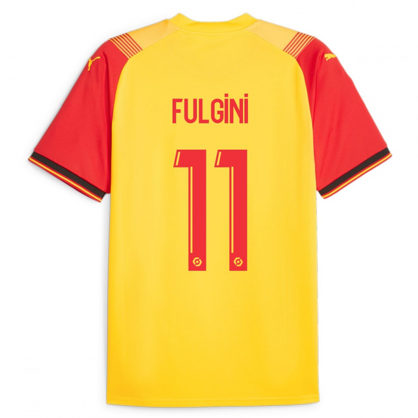 Enfant Football Maillot Angelo Fulgini #11 Jaune Tenues Domicile 2023/24 Canada