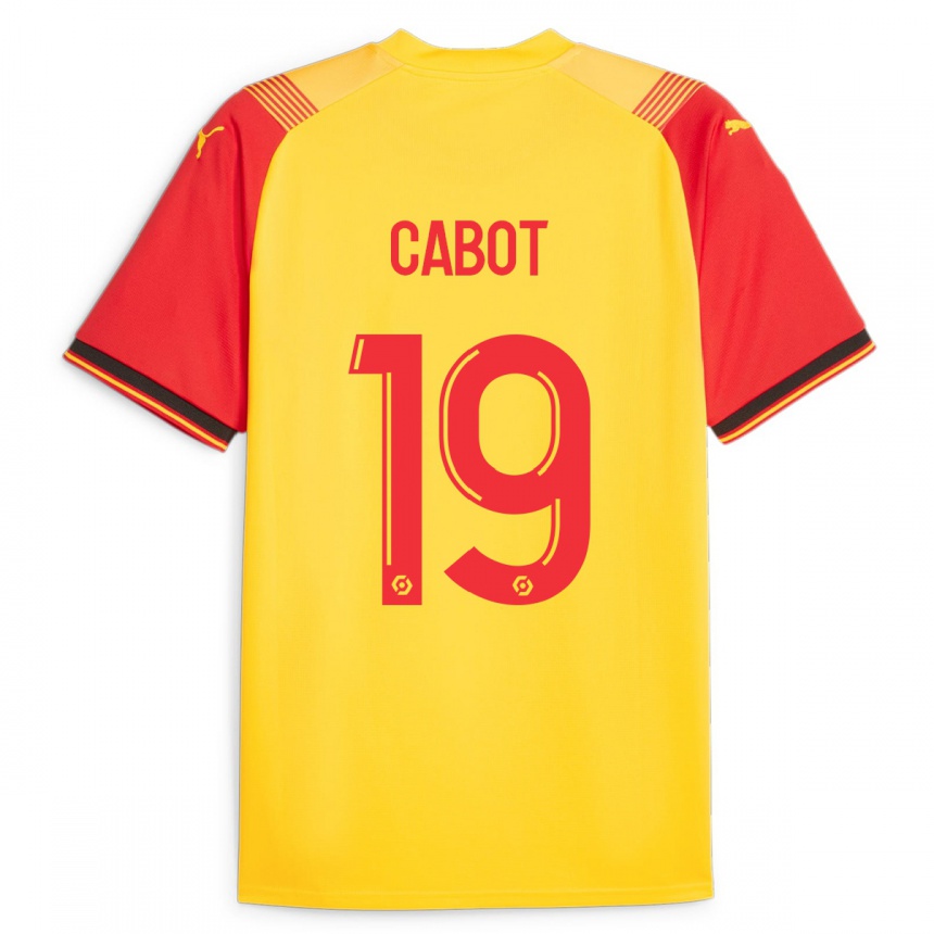 Enfant Football Maillot Jimmy Cabot #19 Jaune Tenues Domicile 2023/24 Canada