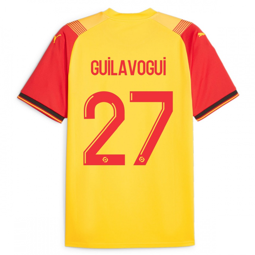 Enfant Football Maillot Morgan Guilavogui #27 Jaune Tenues Domicile 2023/24 Canada