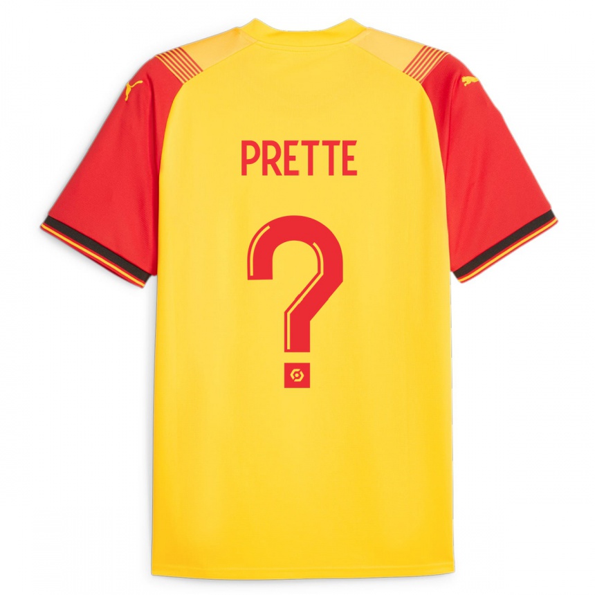 Enfant Football Maillot Andréa Prette #0 Jaune Tenues Domicile 2023/24 Canada