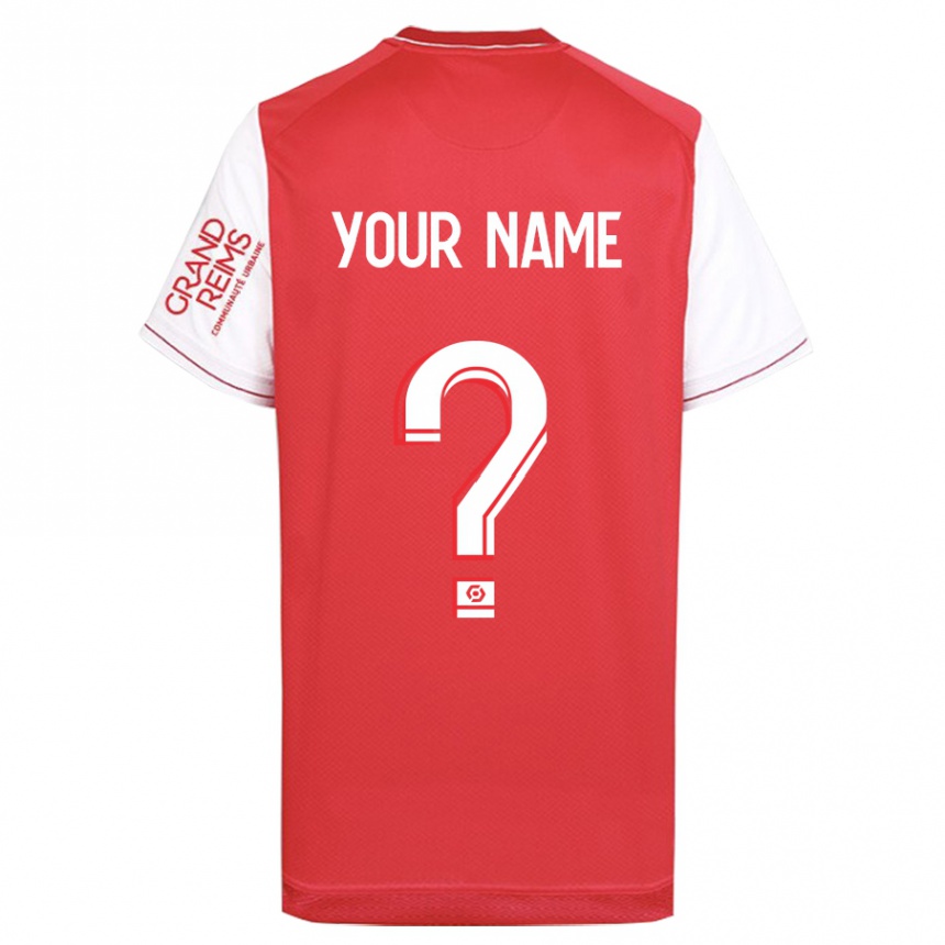 Kids Football Your Name #0 Red Home Jersey 2023/24 T-Shirt Canada