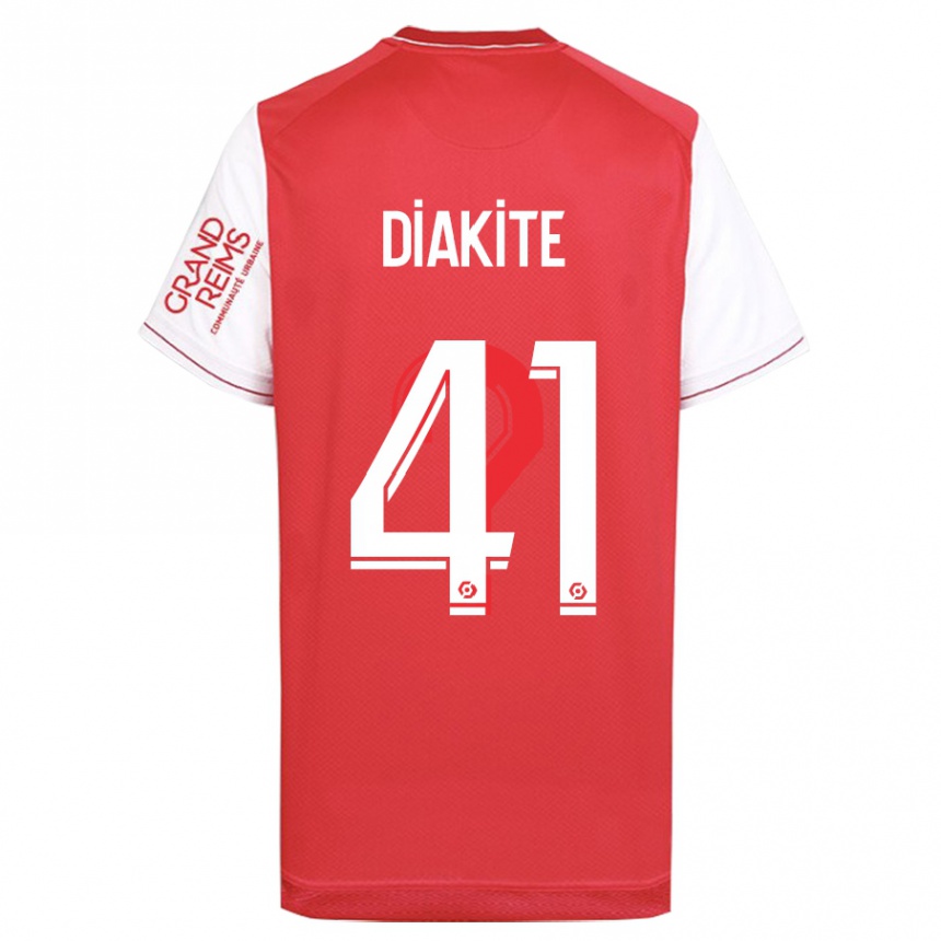 Enfant Football Maillot Ibrahim Diakité #41 Rouge Tenues Domicile 2023/24 Canada