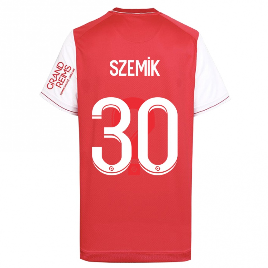 Kids Football Kinga Szemik #30 Red Home Jersey 2023/24 T-Shirt Canada