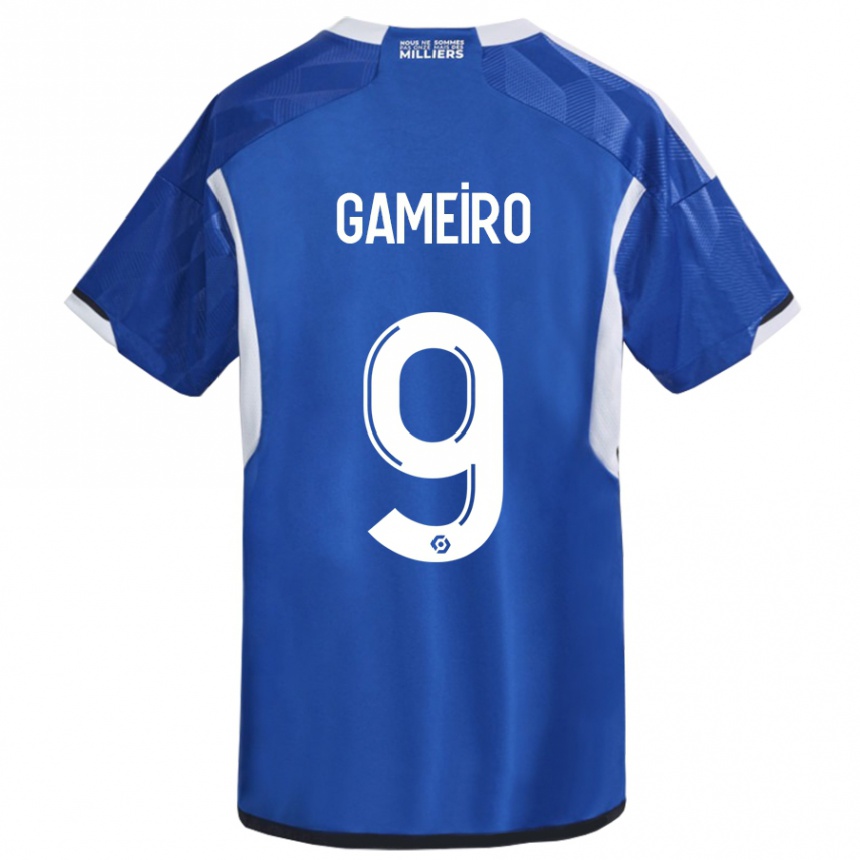 Enfant Football Maillot Kévin Gameiro #9 Bleu Tenues Domicile 2023/24 Canada