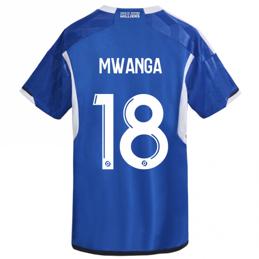 Enfant Football Maillot Junior Mwanga #18 Bleu Tenues Domicile 2023/24 Canada