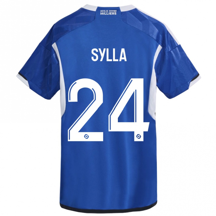 Enfant Football Maillot Abakar Sylla #24 Bleu Tenues Domicile 2023/24 Canada