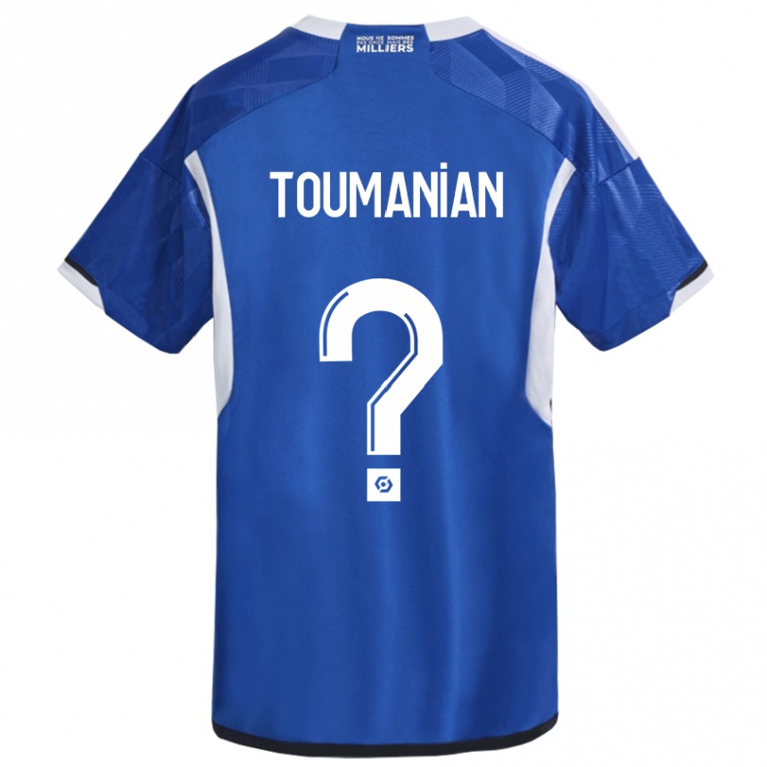 Enfant Football Maillot Anthony Toumanian #0 Bleu Tenues Domicile 2023/24 Canada