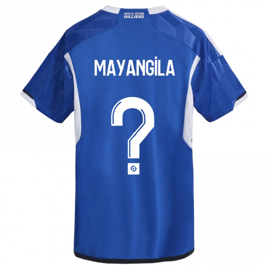 Enfant Football Maillot Ryan Tutu Mayangila #0 Bleu Tenues Domicile 2023/24 Canada