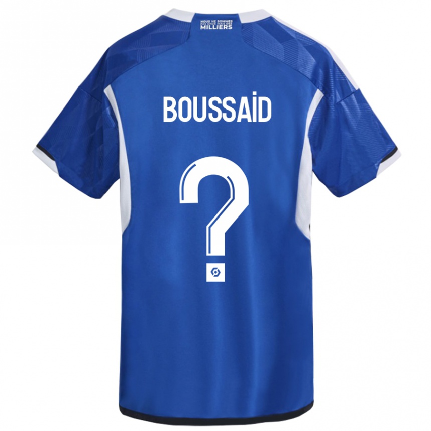 Enfant Football Maillot Willsem Boussaid #0 Bleu Tenues Domicile 2023/24 Canada