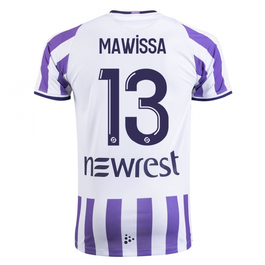 Enfant Football Maillot Christian Mawissa Elebi #13 Blanc Tenues Domicile 2023/24 Canada