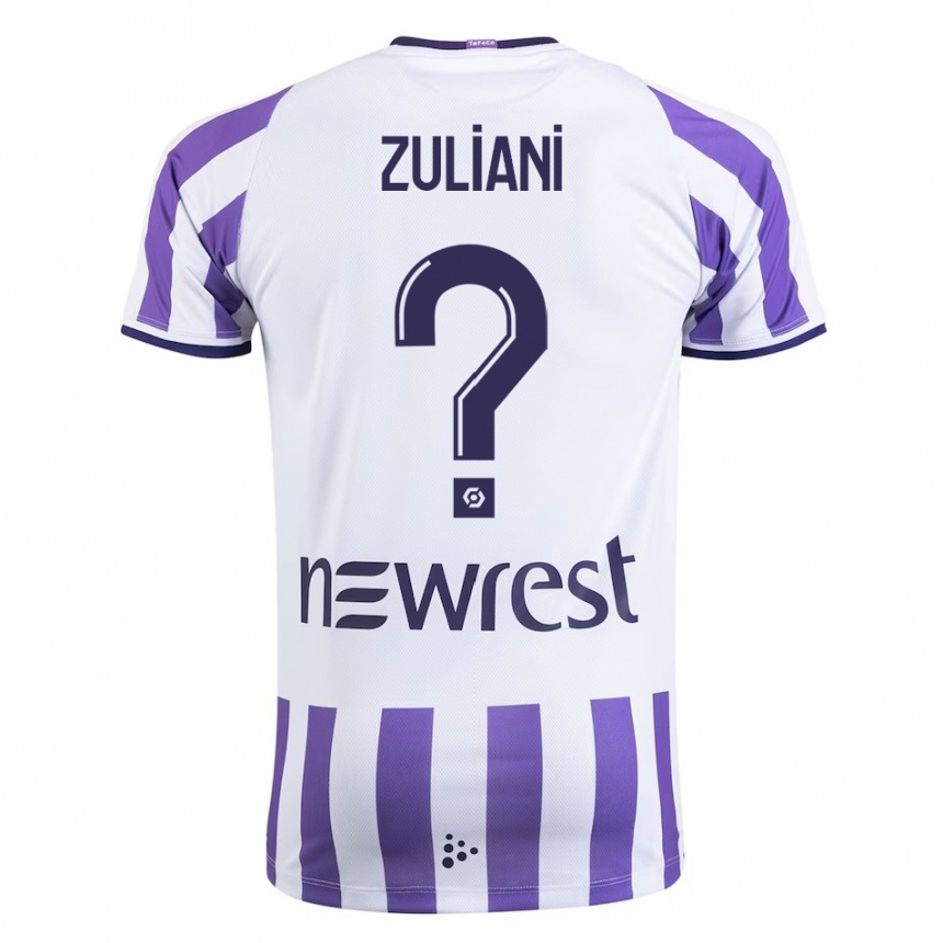 Enfant Football Maillot Edhy Zuliani #0 Blanc Tenues Domicile 2023/24 Canada