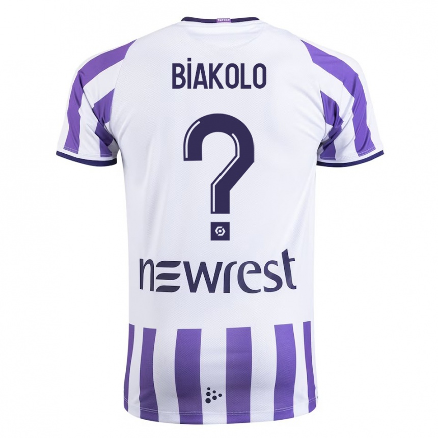 Enfant Football Maillot Tony Biakolo #0 Blanc Tenues Domicile 2023/24 Canada