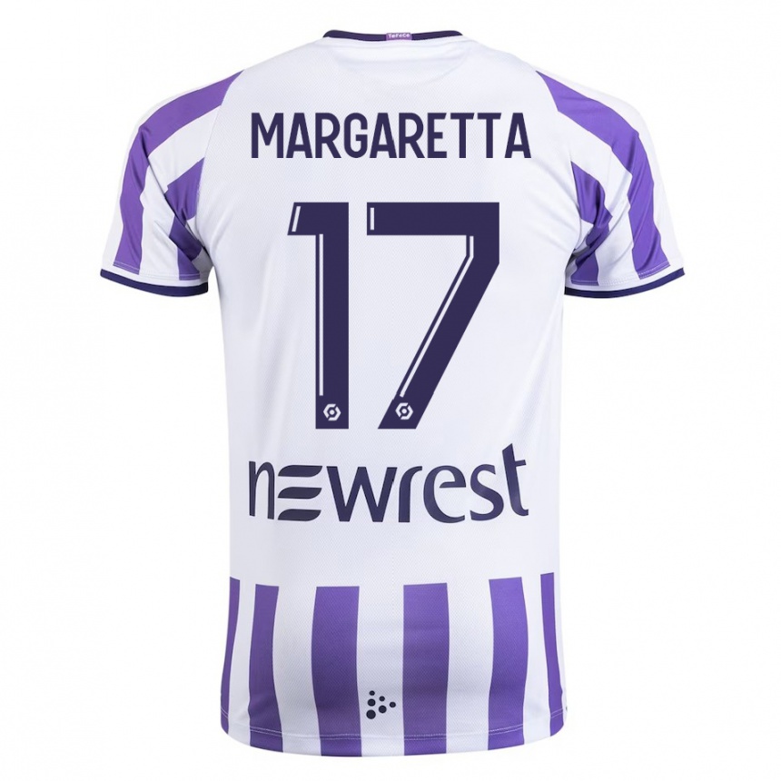 Enfant Football Maillot Jessica Margaretta #17 Blanc Tenues Domicile 2023/24 Canada