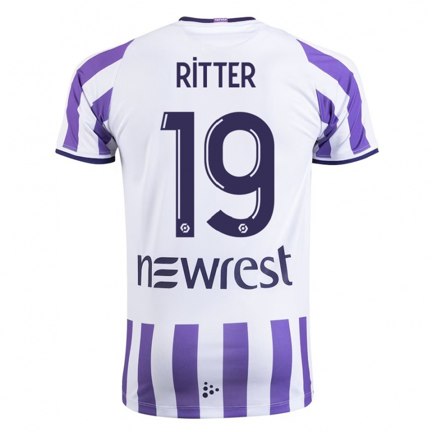 Enfant Football Maillot Morgane Ritter #19 Blanc Tenues Domicile 2023/24 Canada