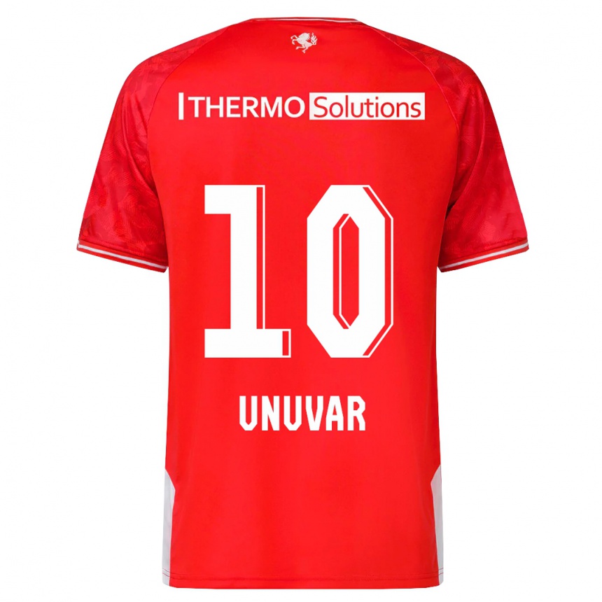 Kids Football Naci Ünüvar #10 Red Home Jersey 2023/24 T-Shirt Canada