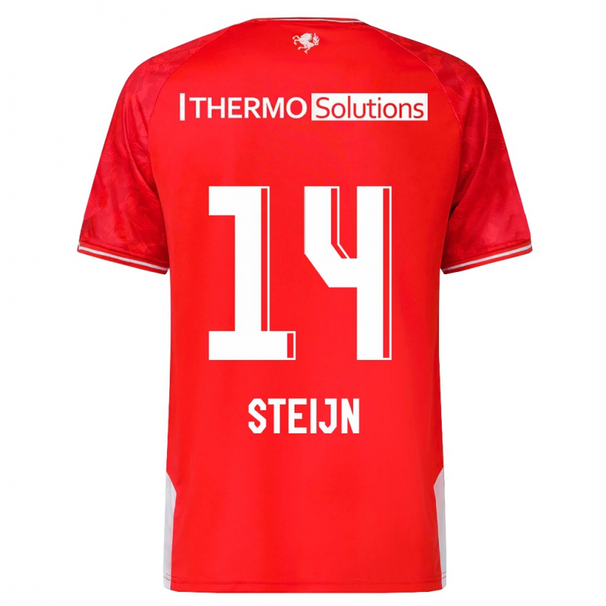 Kids Football Sem Steijn #14 Red Home Jersey 2023/24 T-Shirt Canada