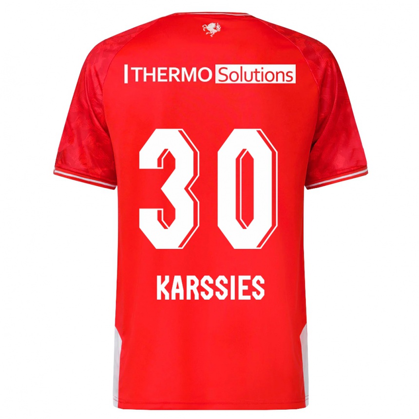 Kids Football Sam Karssies #30 Red Home Jersey 2023/24 T-Shirt Canada