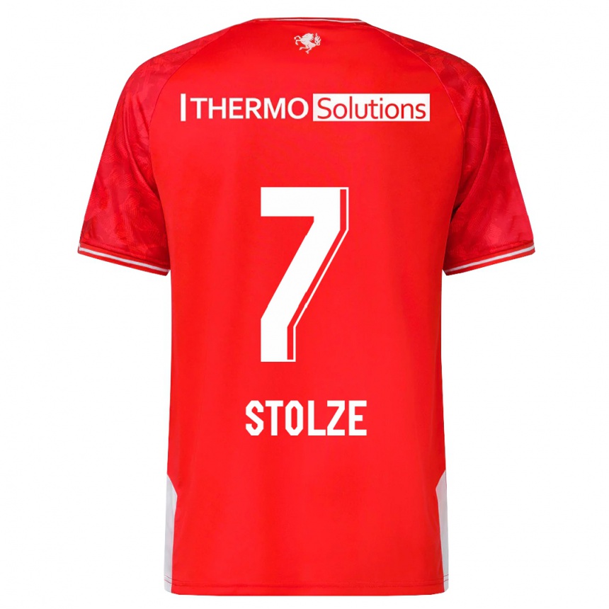 Kids Football Anna-Lena Stolze #7 Red Home Jersey 2023/24 T-Shirt Canada