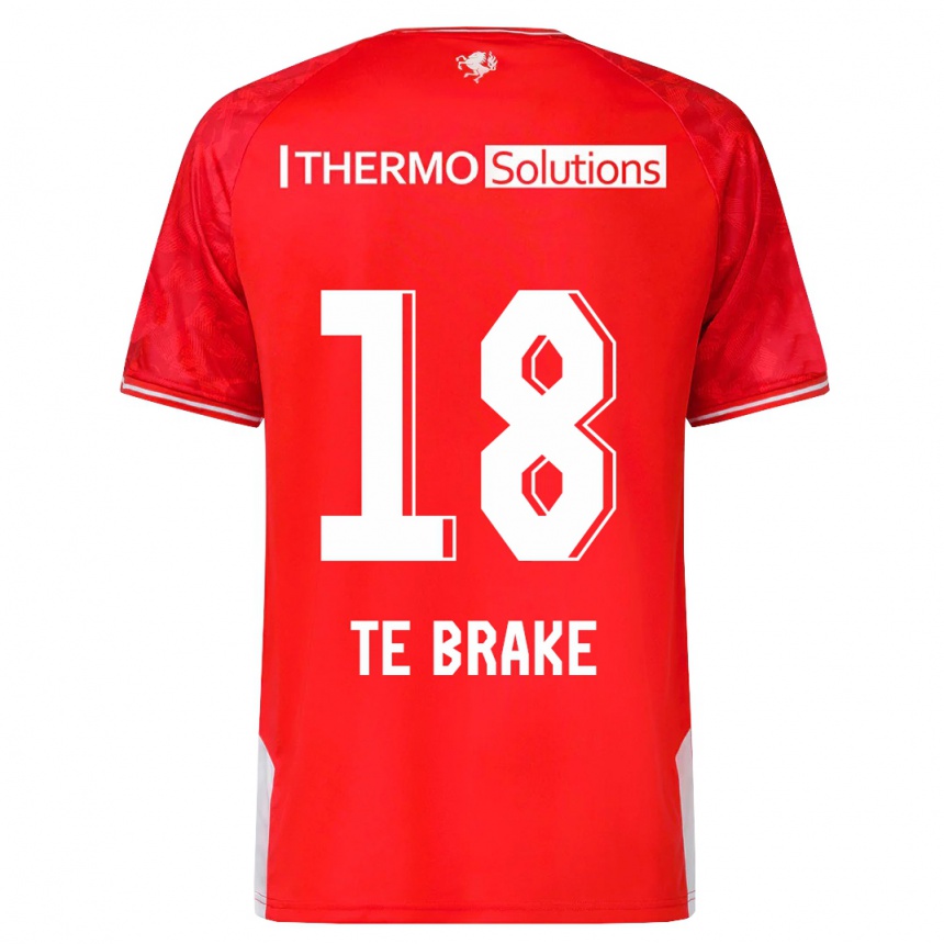 Kids Football Sophie Te Brake #18 Red Home Jersey 2023/24 T-Shirt Canada