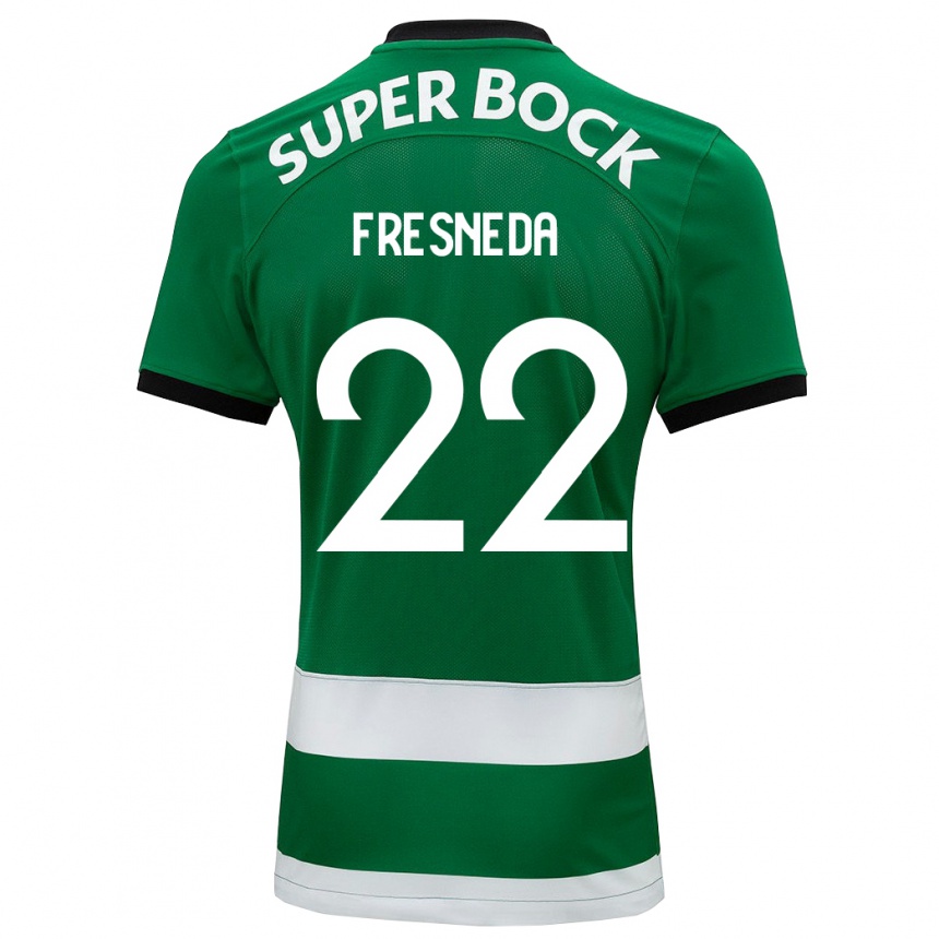 Kids Football Iván Fresneda #22 Green Home Jersey 2023/24 T-Shirt Canada