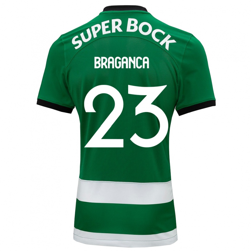 Kids Football Daniel Bragança #23 Green Home Jersey 2023/24 T-Shirt Canada