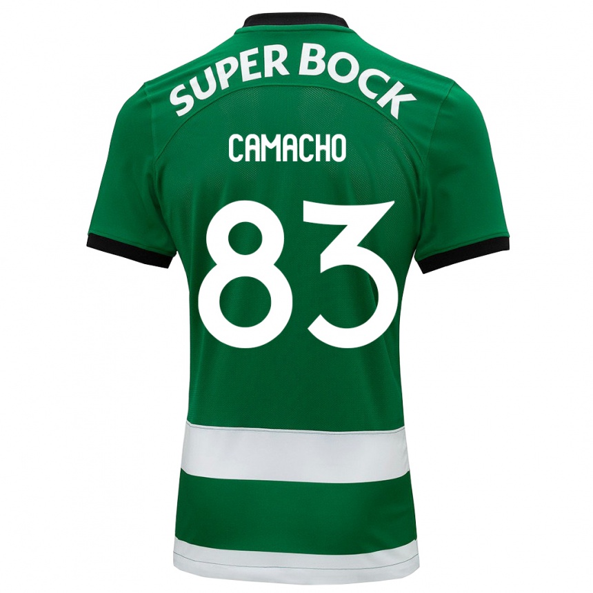 Kids Football Rafael Camacho #83 Green Home Jersey 2023/24 T-Shirt Canada