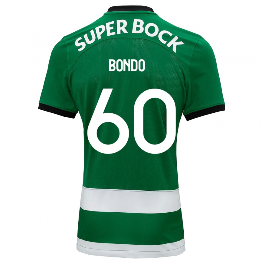 Kids Football Pedro Bondo #60 Green Home Jersey 2023/24 T-Shirt Canada