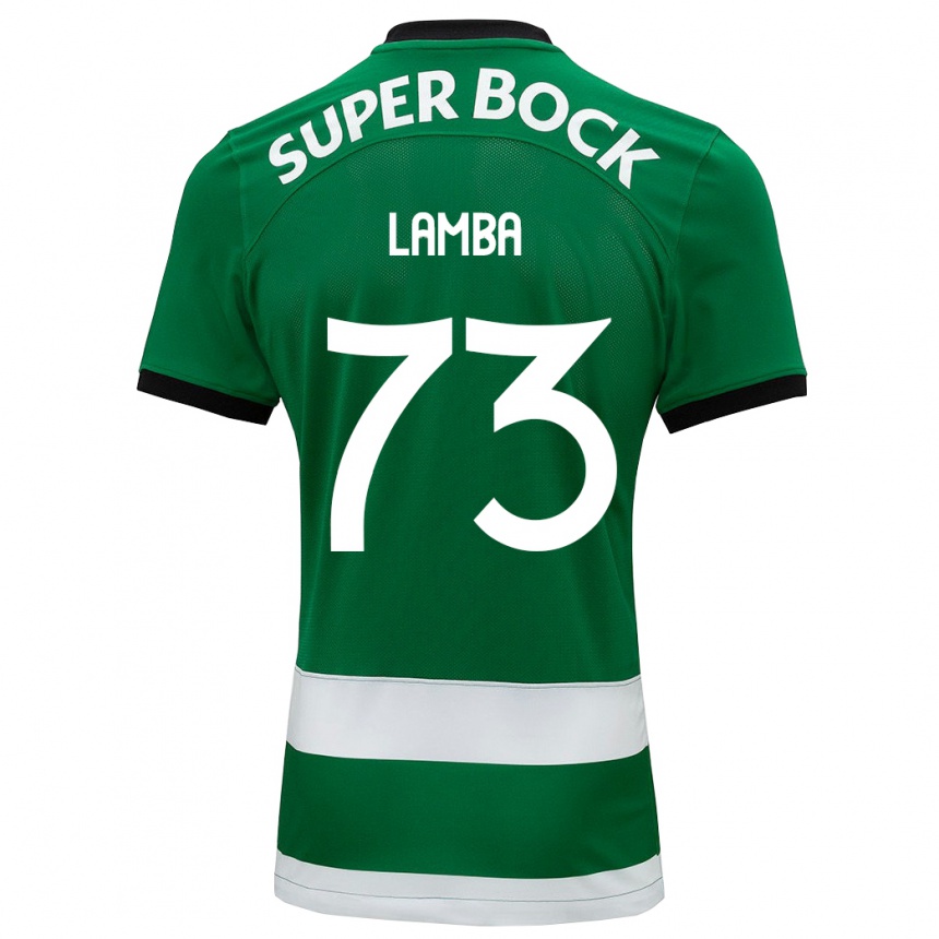 Enfant Football Maillot Chico Lamba #73 Vert Tenues Domicile 2023/24 Canada