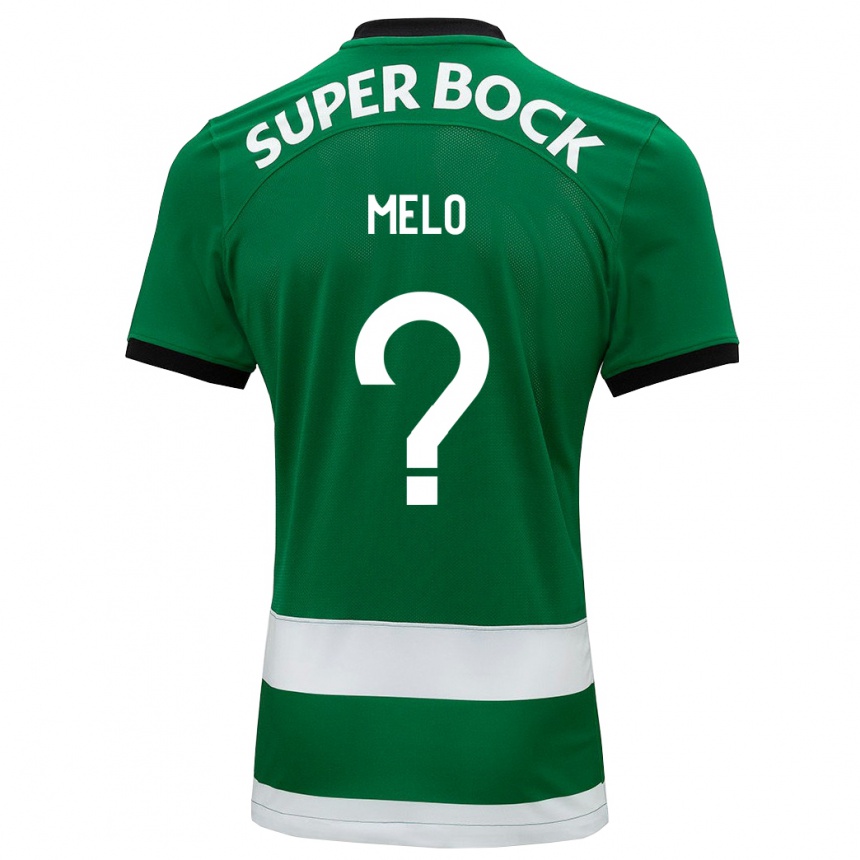 Kids Football Gabriel Melo #0 Green Home Jersey 2023/24 T-Shirt Canada