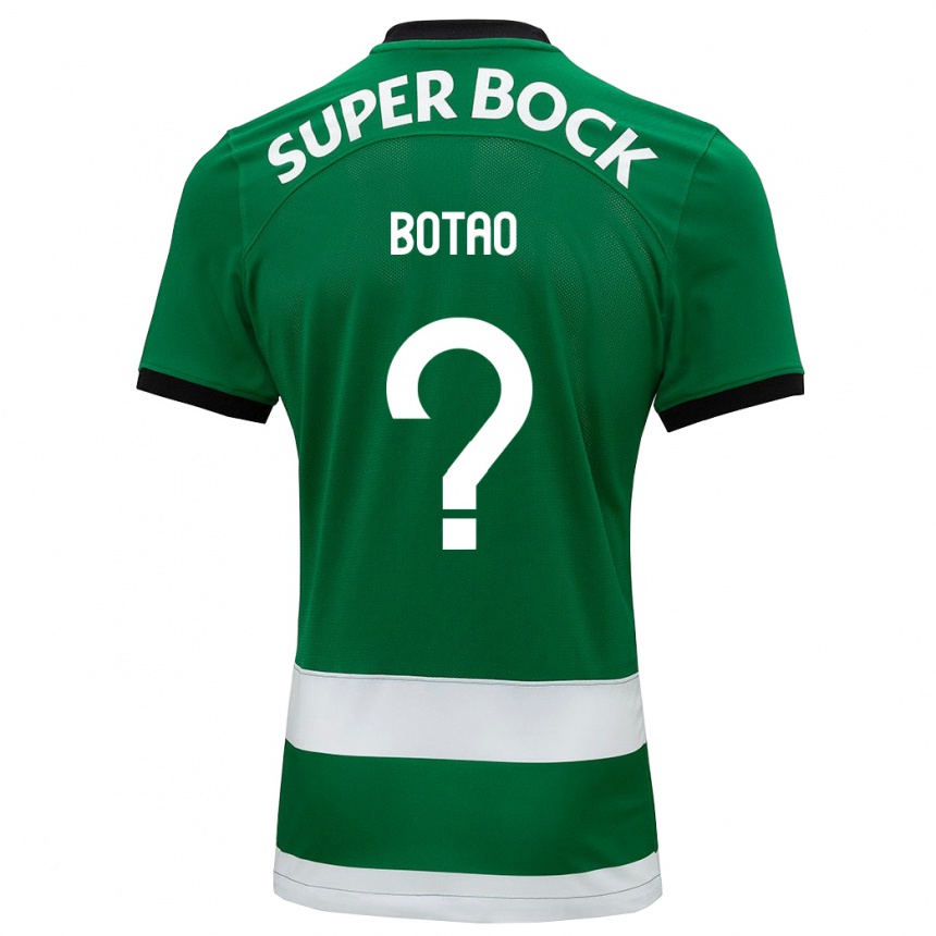 Kids Football Martim Botão #0 Green Home Jersey 2023/24 T-Shirt Canada