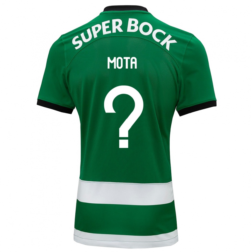 Kids Football Rafael Mota #0 Green Home Jersey 2023/24 T-Shirt Canada