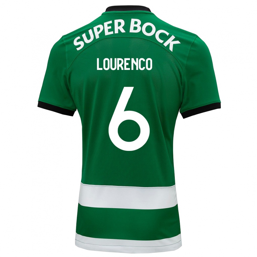 Enfant Football Maillot Bruna Lourenço Urbano Costa #6 Vert Tenues Domicile 2023/24 Canada