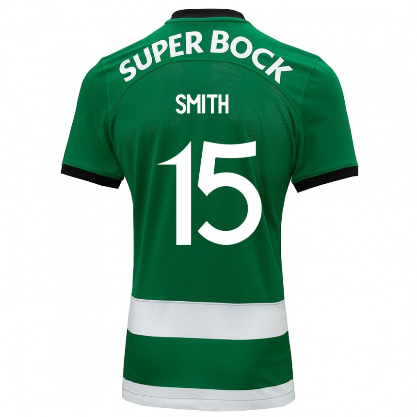 Kids Football Olivia Smith #15 Green Home Jersey 2023/24 T-Shirt Canada