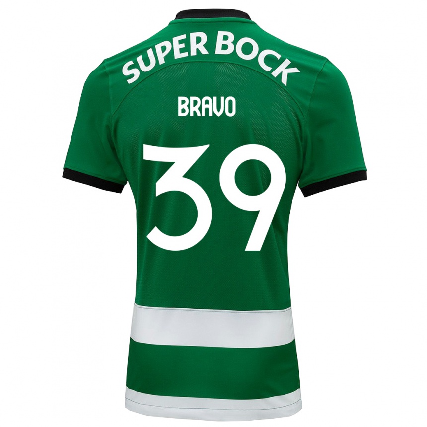 Enfant Football Maillot Bravo #39 Vert Tenues Domicile 2023/24 Canada