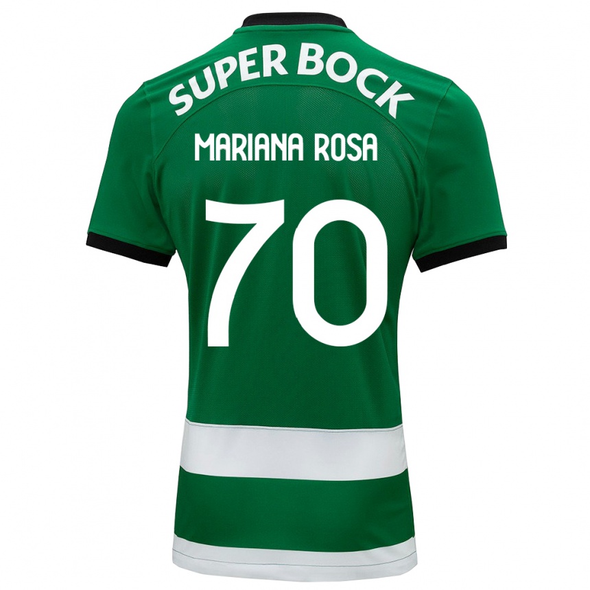 Kids Football Mariana Silva Pinto Vilaça Da Rosa #70 Green Home Jersey 2023/24 T-Shirt Canada