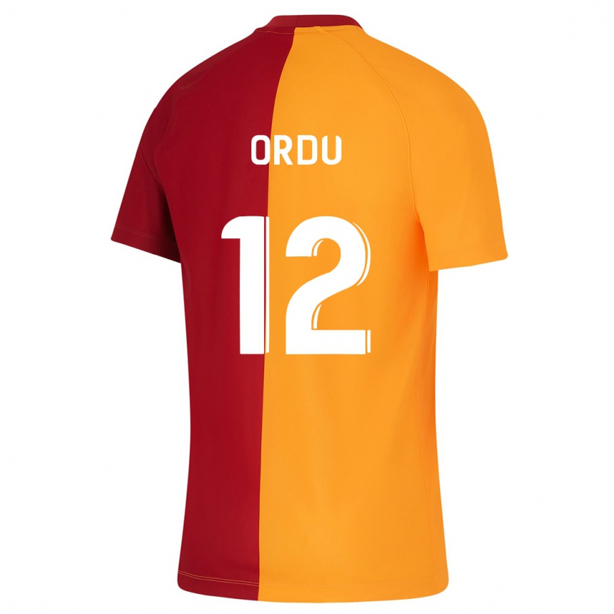 Kids Football Atakan Ordu #12 Orange Home Jersey 2023/24 T-Shirt Canada