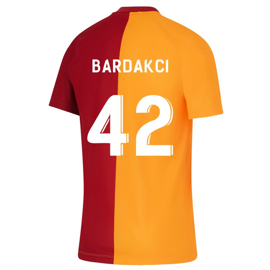 Kids Football Abdülkerim Bardakcı #42 Orange Home Jersey 2023/24 T-Shirt Canada