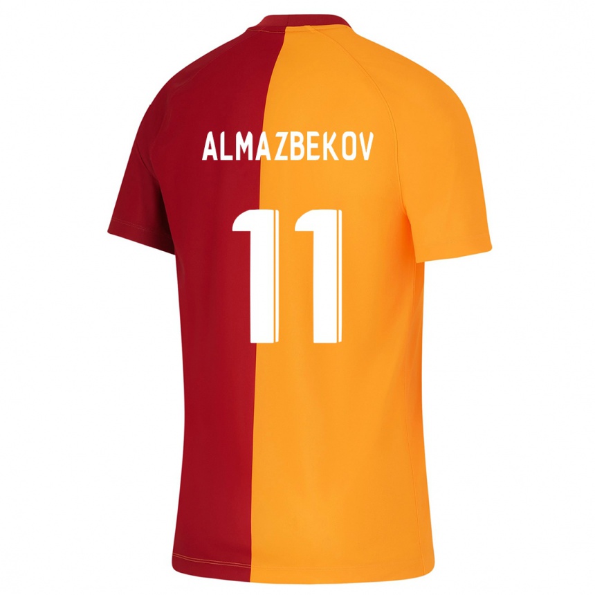 Enfant Football Maillot Beknaz Almazbekov #11 Orange Tenues Domicile 2023/24 Canada