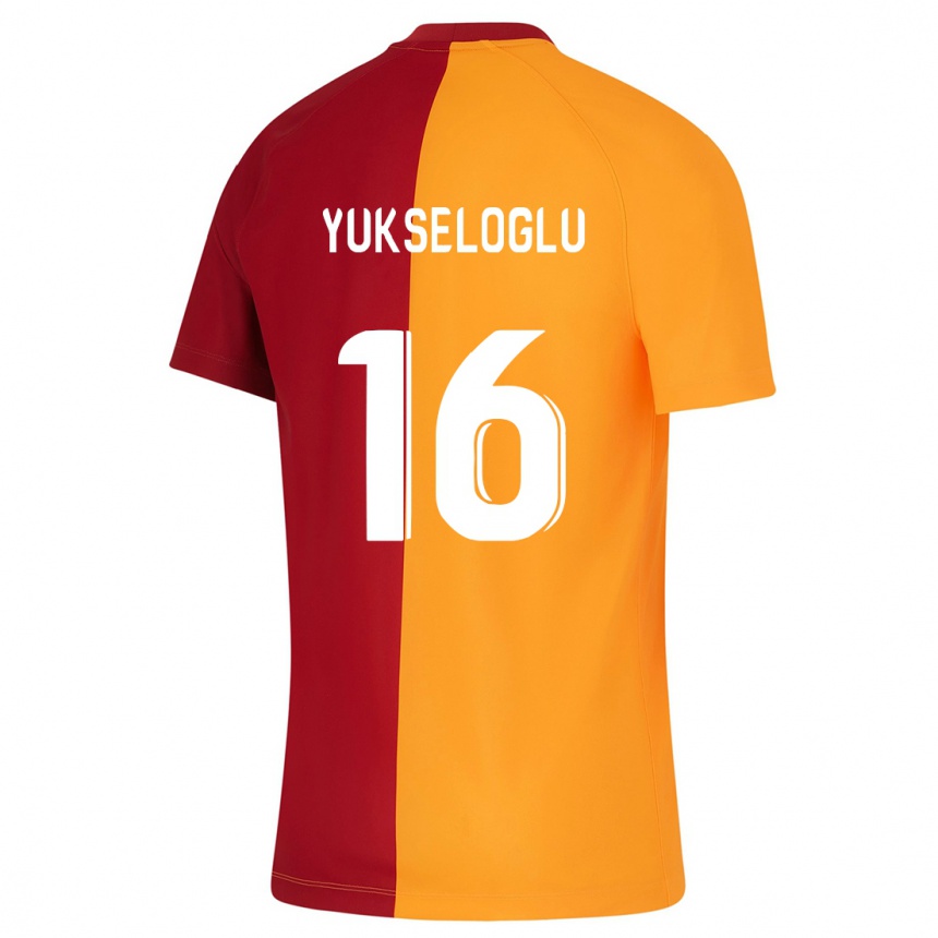 Kids Football Ayaz Yükseloğlu #16 Orange Home Jersey 2023/24 T-Shirt Canada